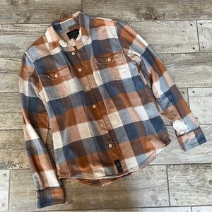 Plaid Button-Up Shirt